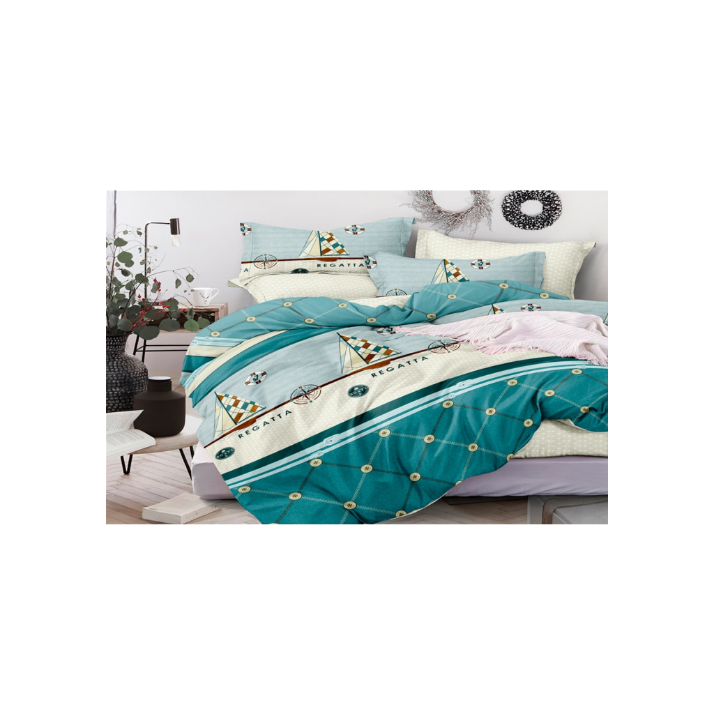 Постільна білизна MirSon Сатин 22-1130 Broddi 220х240 см - King Size (2200001552524) - зображення 1