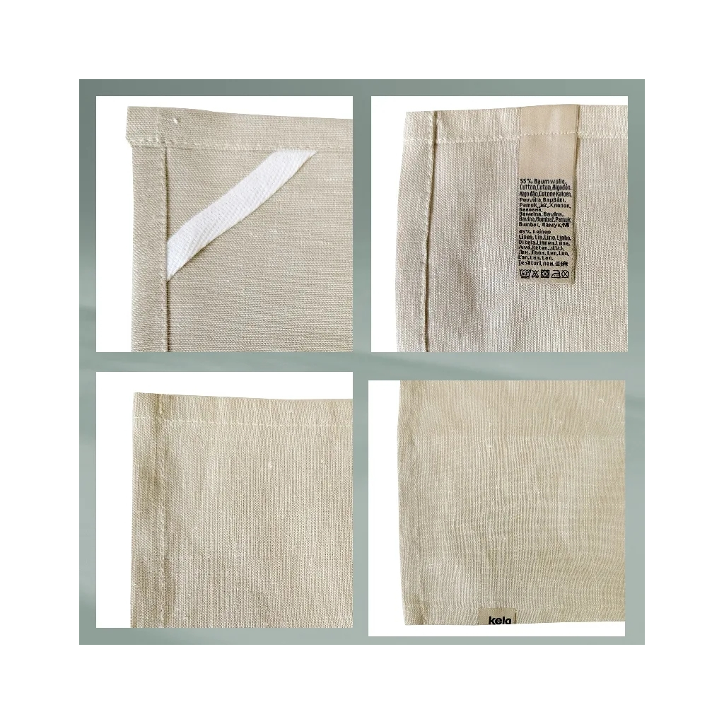 Рушник Kela кухонний Puro, 70x50 см, бежевий (12813) (00000024809) - зображення 3