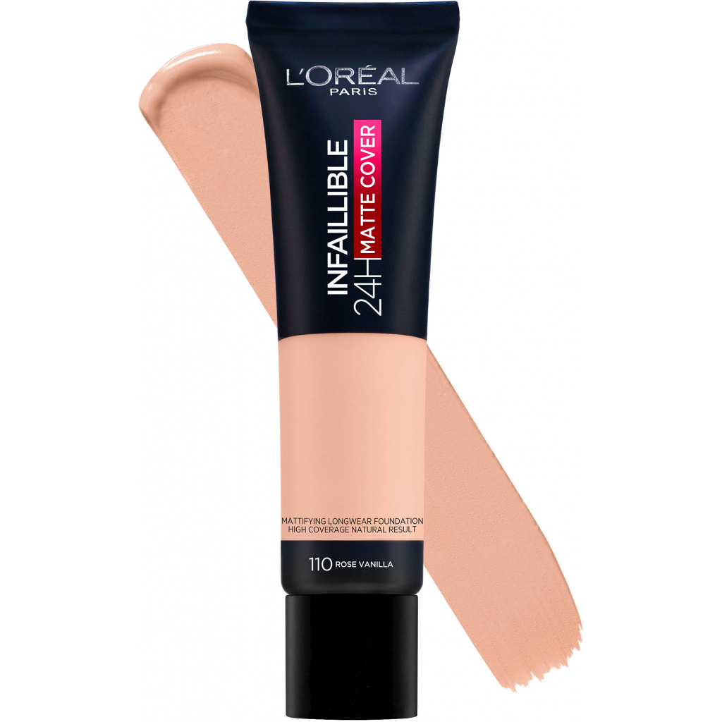 Тональний крем L'Oreal Paris Infaillible 24h Matte Cover 110 - Rose Vanilla 30 мл (3600523784226) - зображення 2