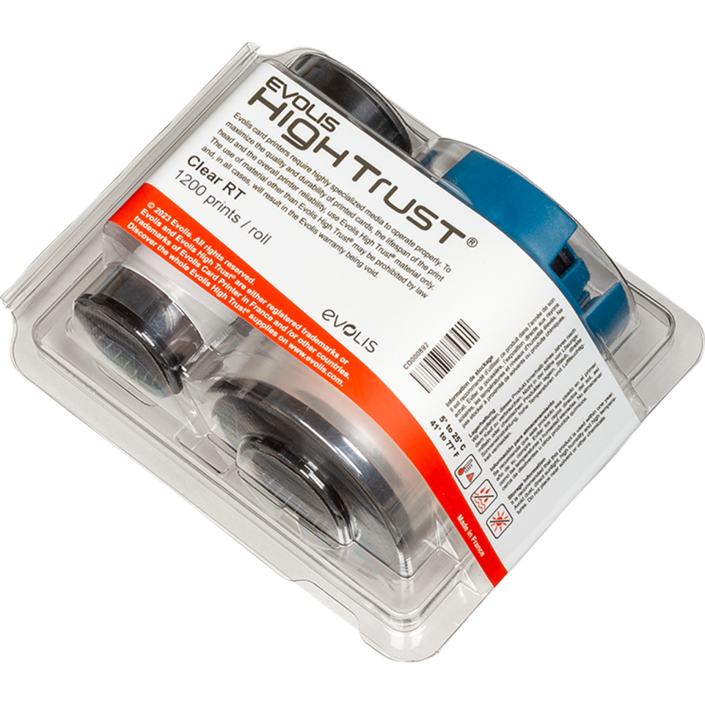 Ріббон Evolis ретрансферна плівка до Agilia, 1200 відбитків (RTCL100NAAA) - зображення 3