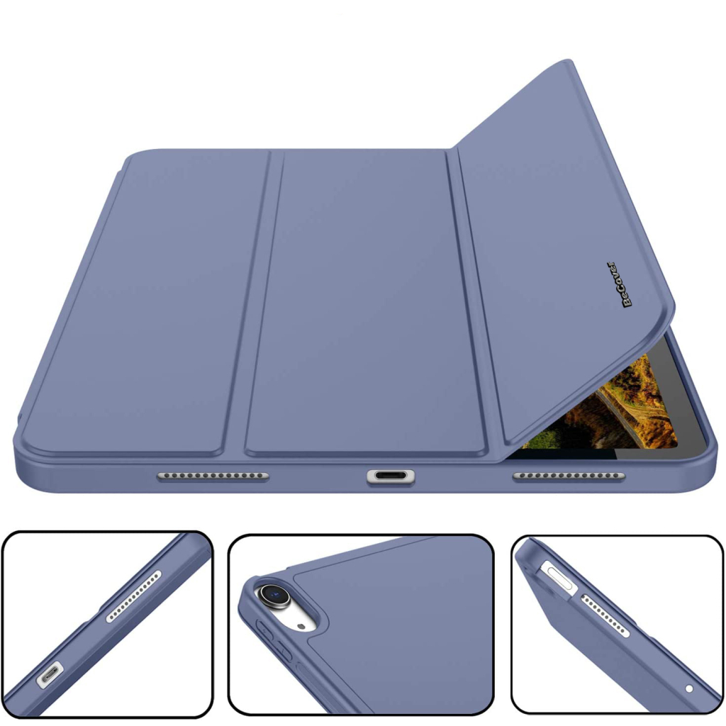 Чохол до планшета BeCover Direct Charge Pen mount Pencil Apple iPad Air 5 (2022) 10.9" Purple (708781) - зображення 5