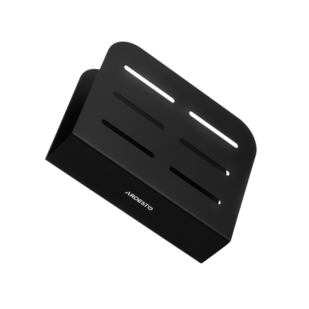 Серветниця Ardesto Midori 15х4х12.5см, метал, чорна (AR0910B) - зображення 3