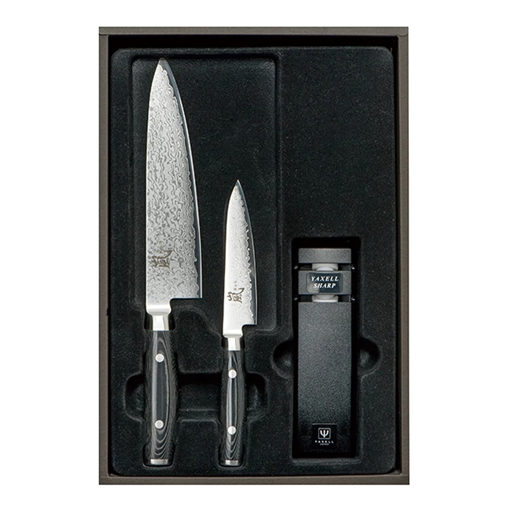Набір ножів Yaxell з 3-х предметів, серія Ran (36000-003) - зображення 1