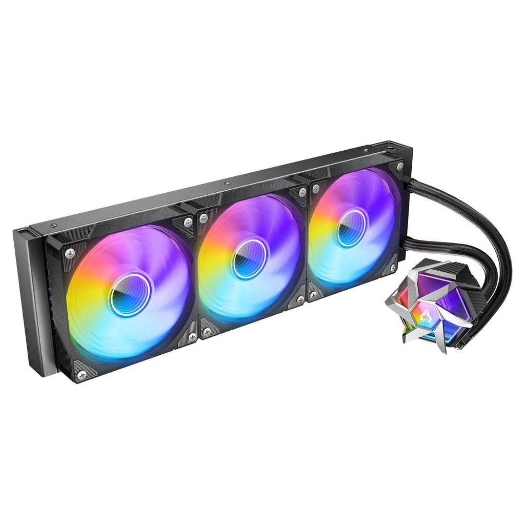 Система рідинного охолодження Azza HEX 360 (LCAZ-360H-ARGB) - зображення 1