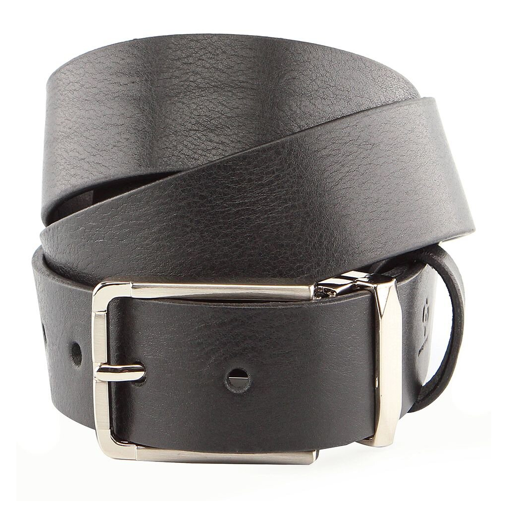 Ремінь Grande Pelle Шкіряний Чорний (00249) - зображення 1