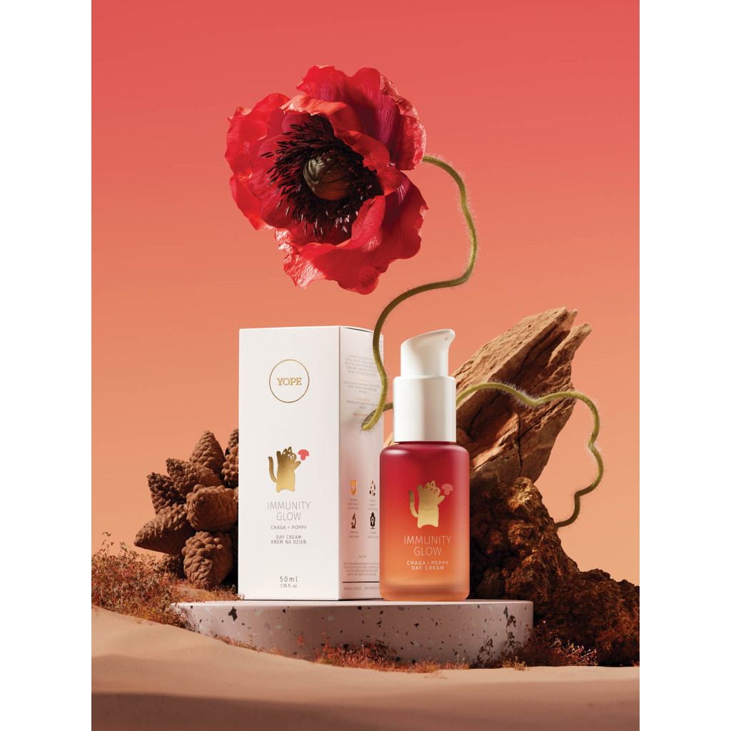 Крем для обличчя Yope Immunity Glow Chaga + Poppy Day Cream 50 мл (5903760200305) - зображення 6