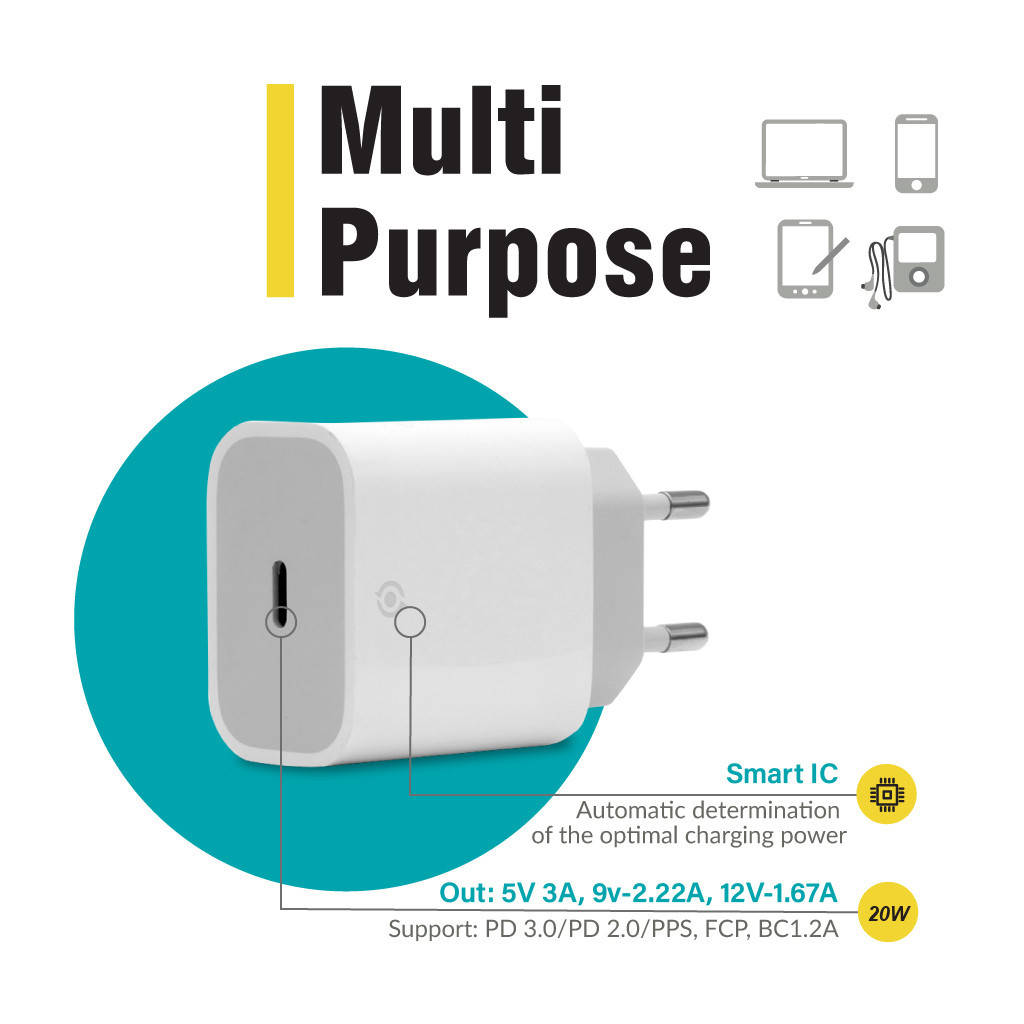 Зарядний пристрій Piko TC-PD201 (1283126521447) - зображення 5