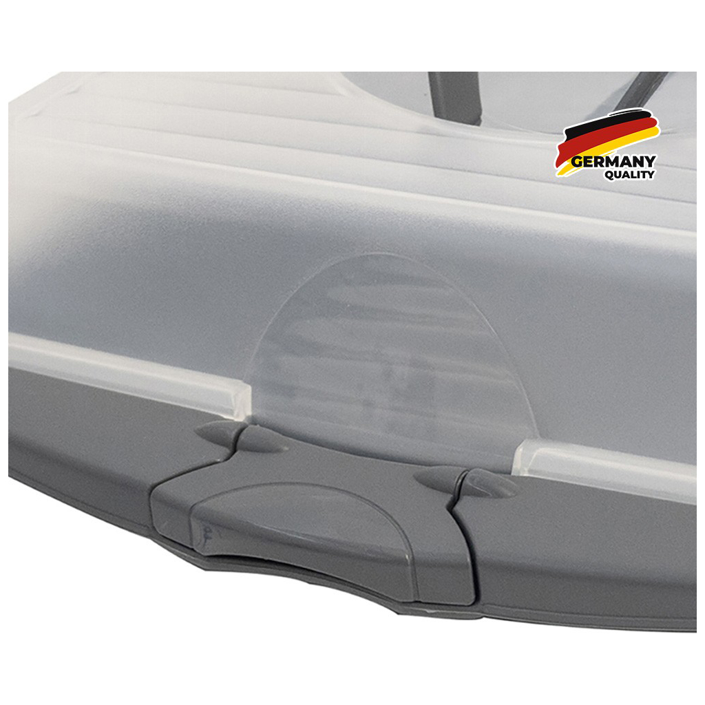 Тортівниця Kela Deli 45 х 30 х 9 см Сіра (12172) - зображення 3