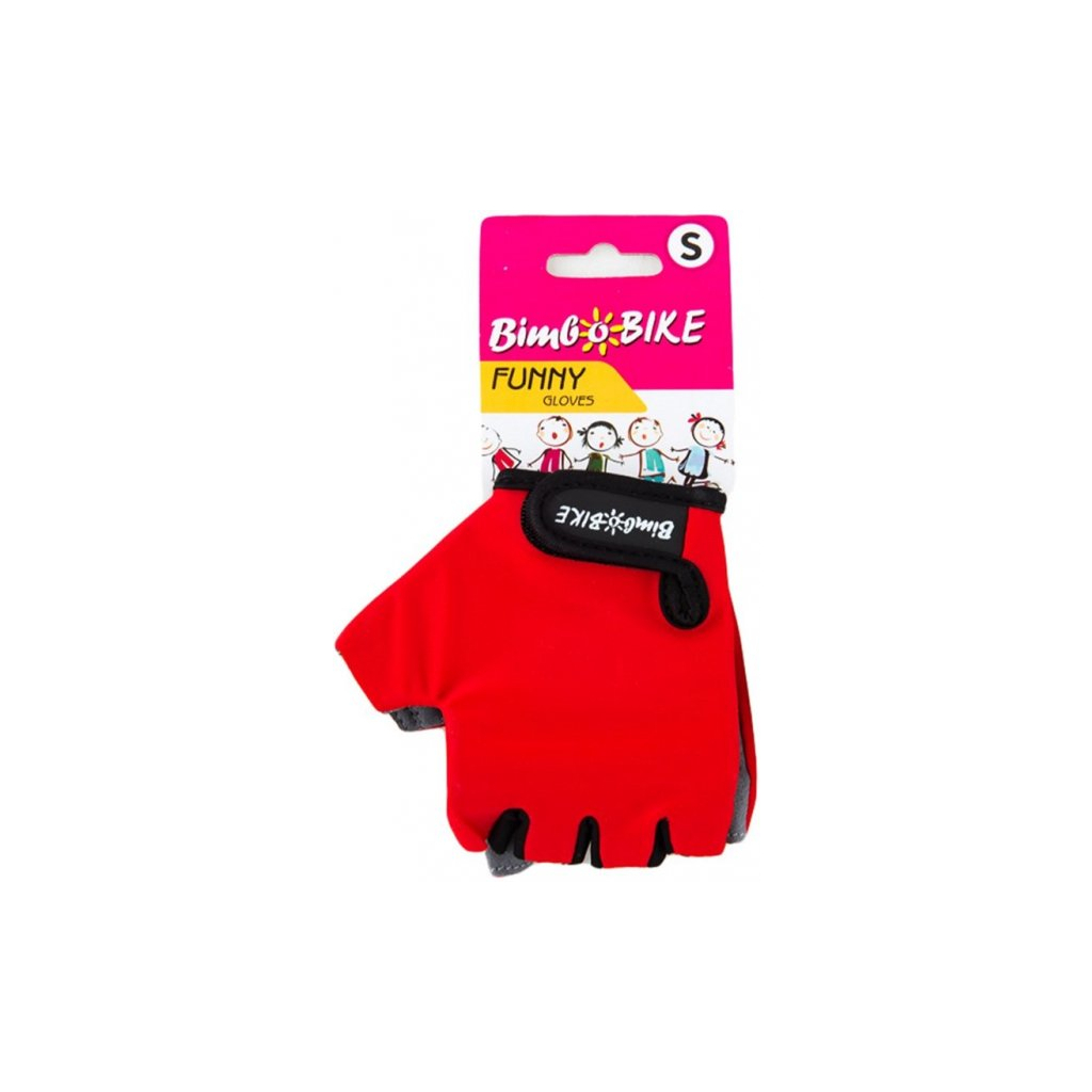 Велорукавиці Bimbo Bike FUNNY S Red (90943R-IS) - зображення 1