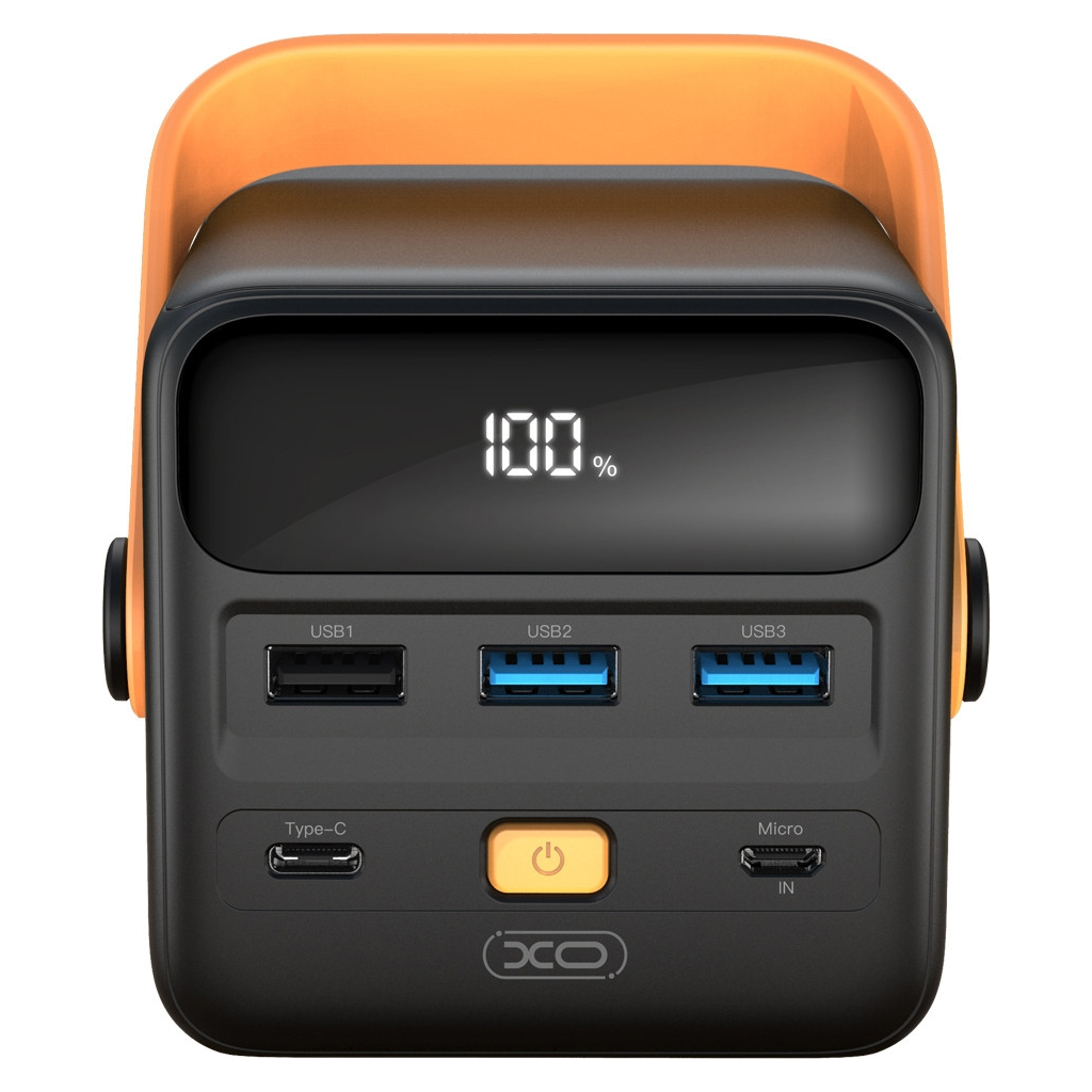 Батарея універсальна XO 50000mAh, PD/20W, QC3.0/22.5W, flashlight, Input(Type-C,MicroUSB), Output(3*USB,Type-C) (XO-PR168 / 29187) - зображення 2