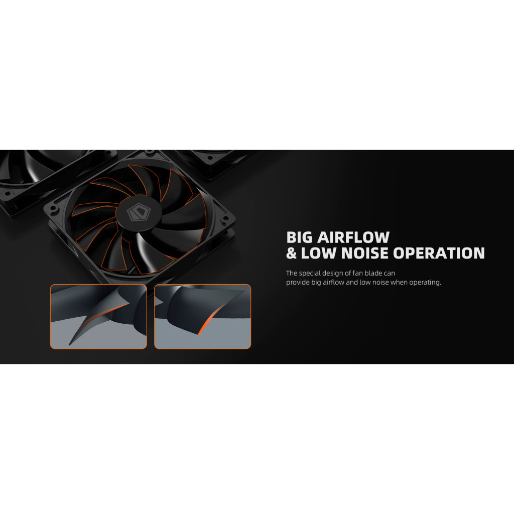 Кулер до корпусу ID-Cooling XF-120-K - зображення 8