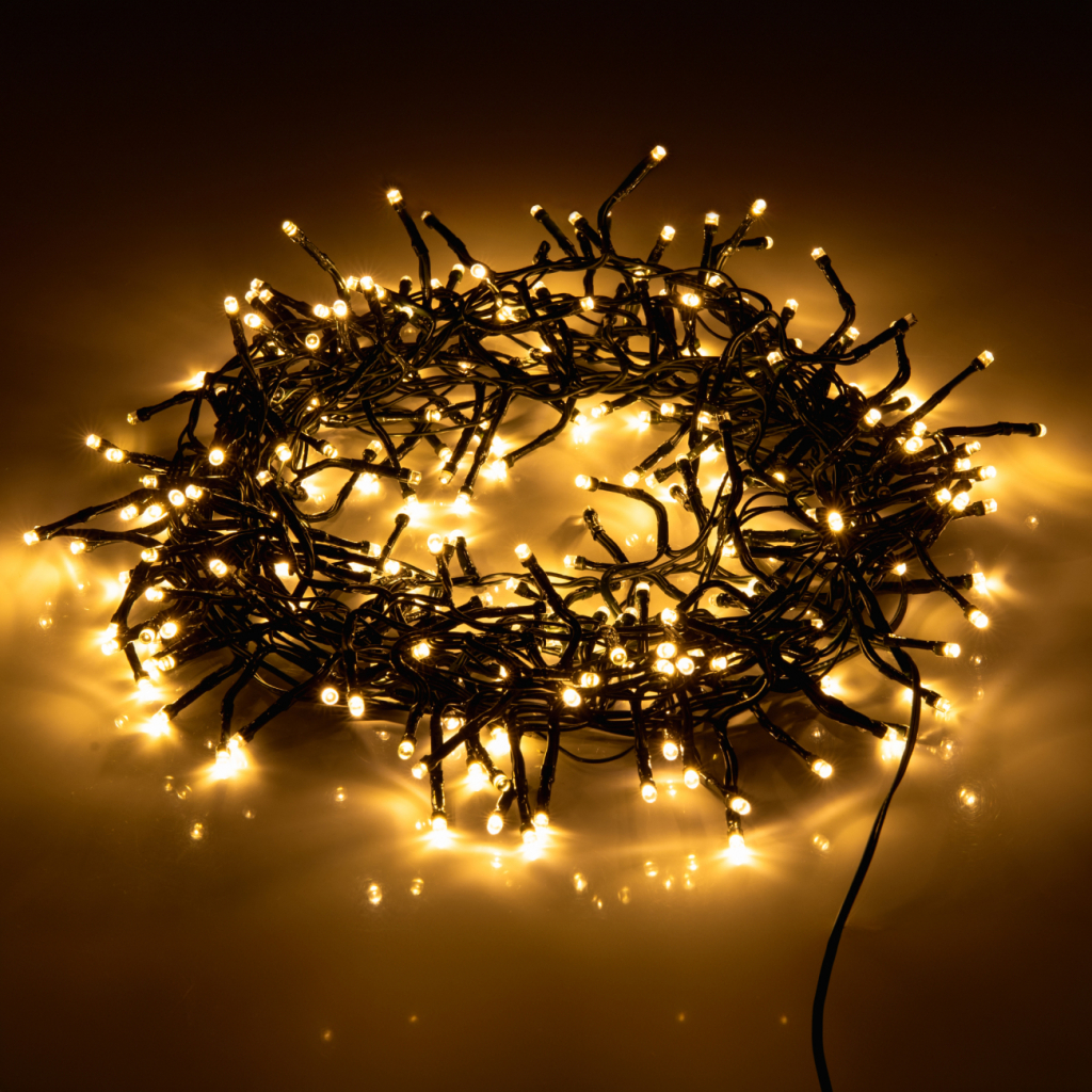 Гірлянда YES! Fun Вулична Кластер 250 LED Тепло-біла 5 м Мерехтіння (975065) - зображення 3