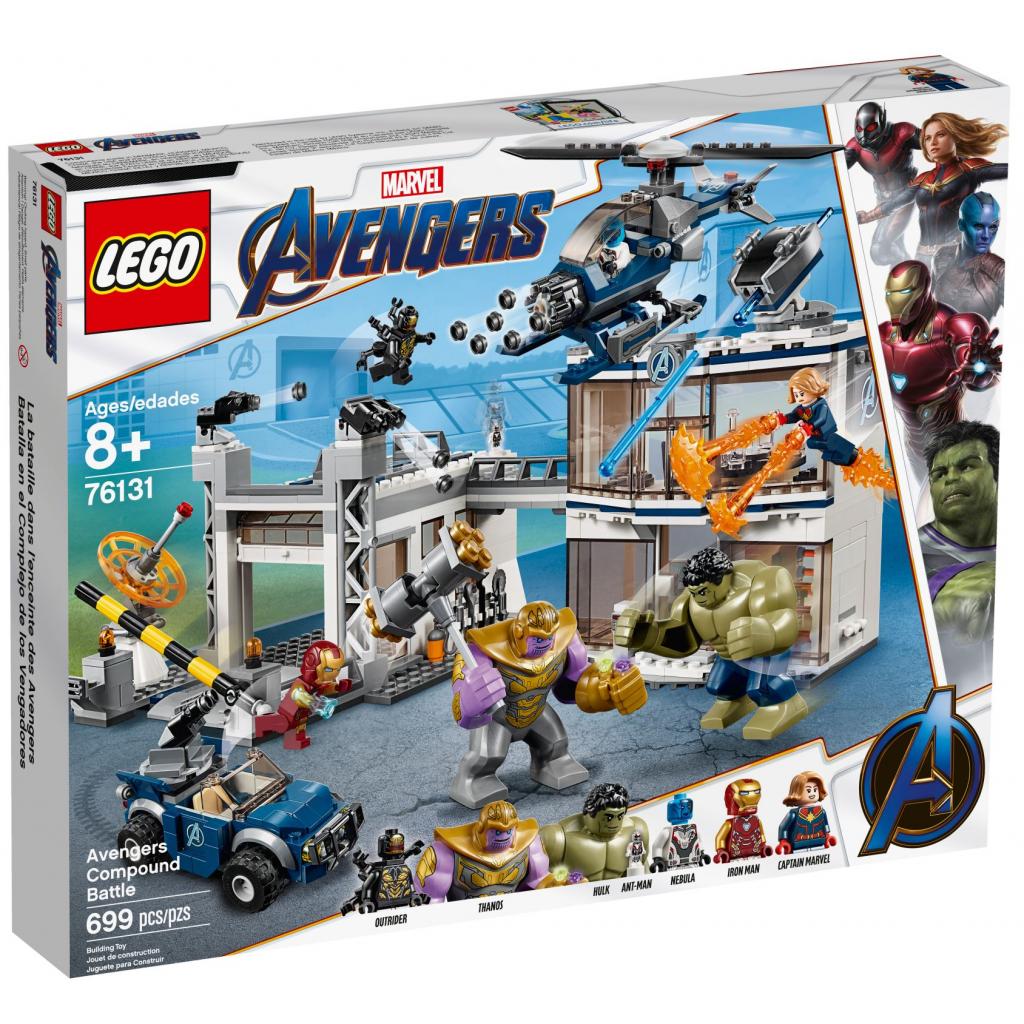 Конструктор LEGO Marvel Comics Битва на базі Месників 699 деталей (76131) - зображення 1