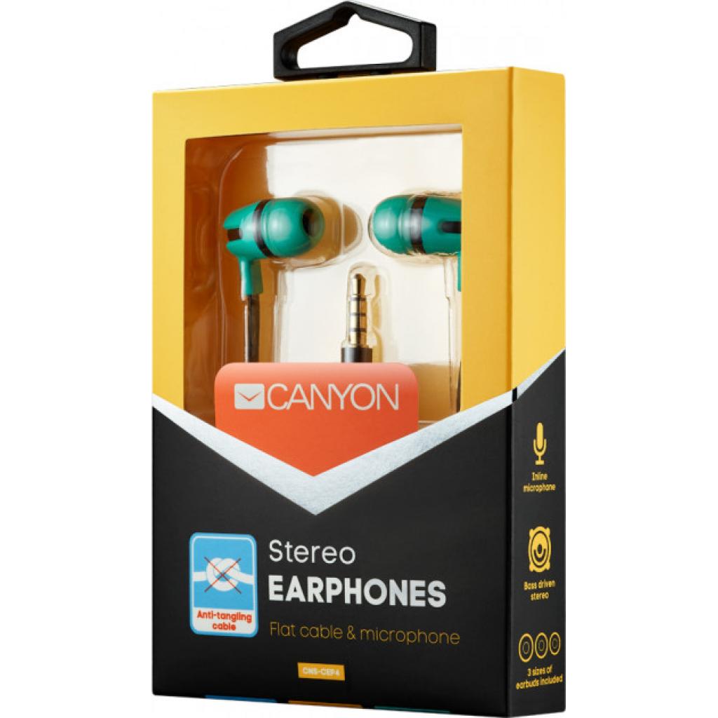 Навушники Canyon Green (CNS-CEP4G) - зображення 3