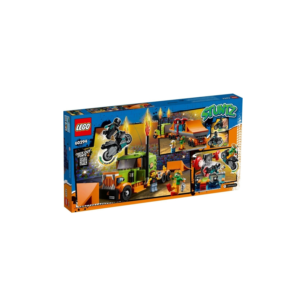 Конструктор LEGO City Stunt Вантажівка для шоу каскадерів 420 деталей (60294) - зображення 3