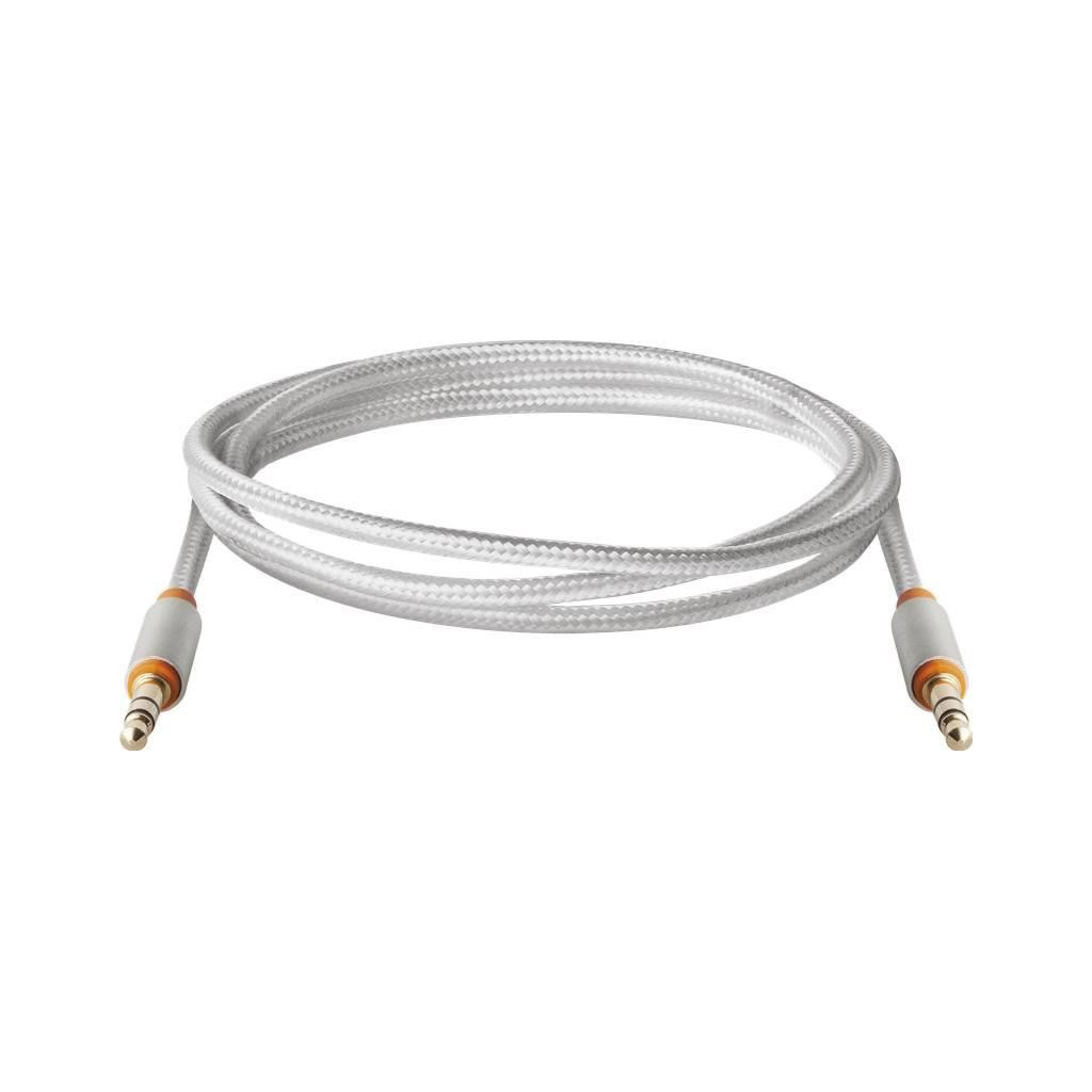 Кабель мультимедійний AUX Audio 3.5mm M/M 1.2m JACK01-03 white Defender (87513) - изображение 2