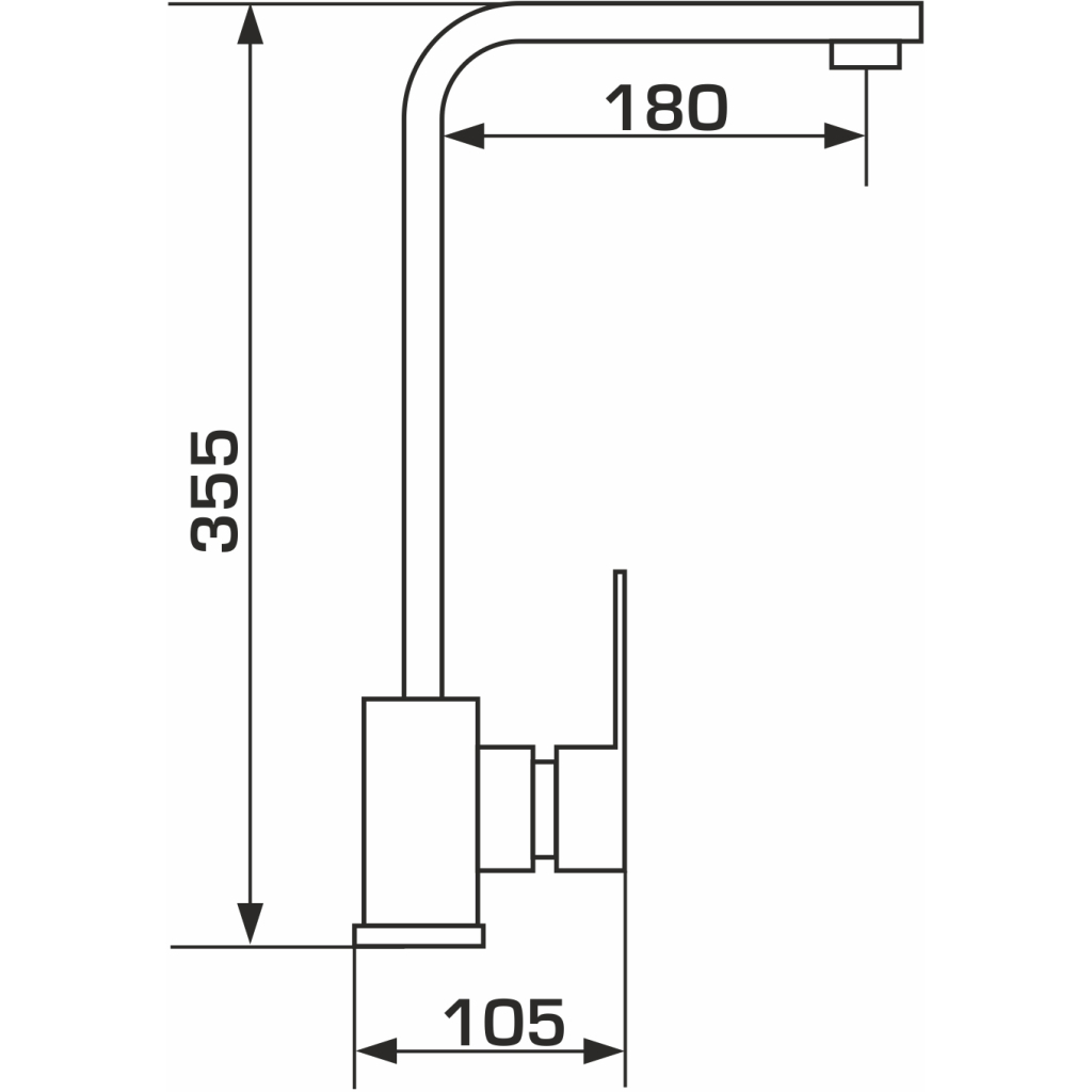 Змішувач GRANADO Tarrasa Black Shine (gz0301) - зображення 6