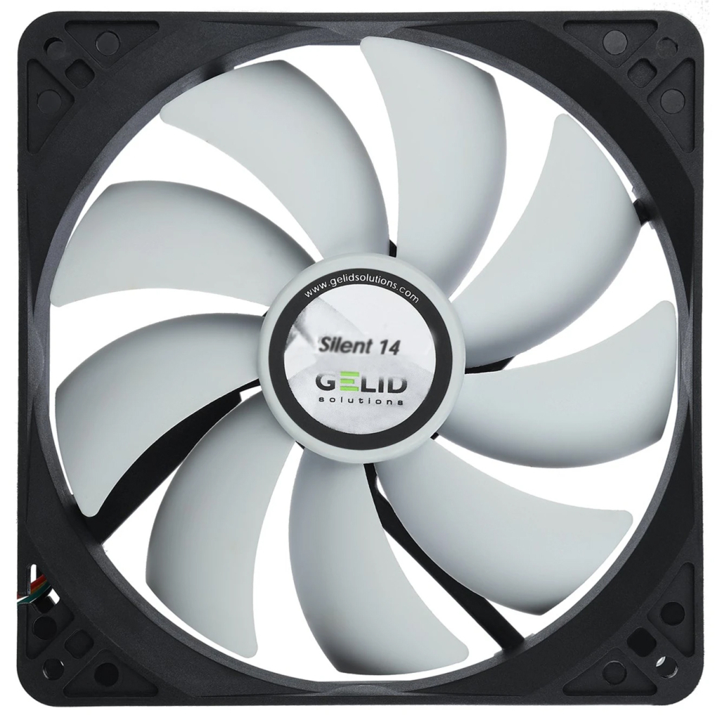 Кулер до корпусу Gelid Solutions Silent 14 140 mm (FN-SX14-10) - зображення 1