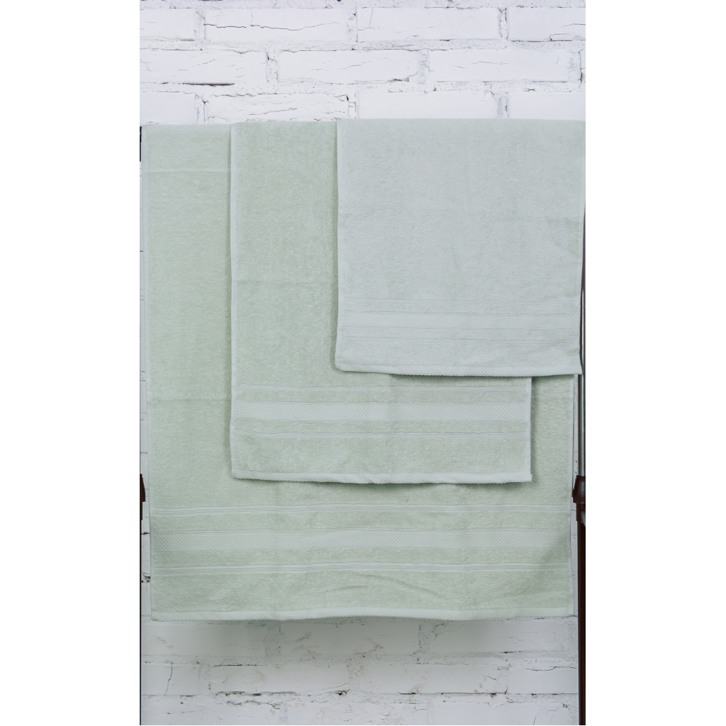 Рушник MirSon набір банних 5078 Elite SoftNess Menthol 50х90, 70х140, 100х150 (2200003960983) - зображення 3