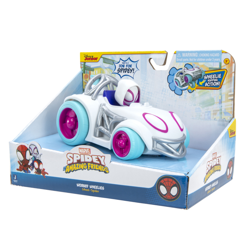 Машина Spidey інерційна Pull Back Vehicle Ghost Spider Привид-павук (SNF0016) - зображення 10