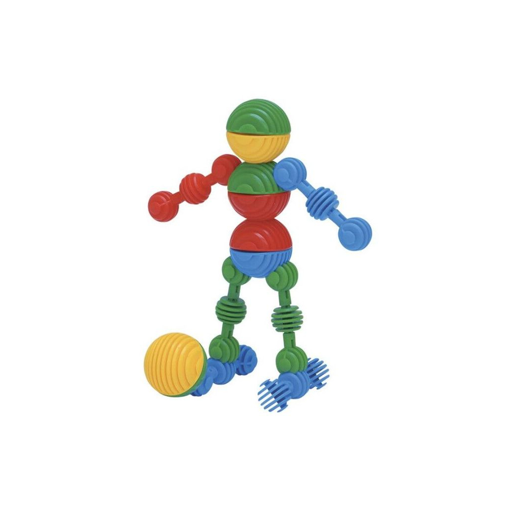 Конструктор Wader Funny blocks - 58 шт (велика банка) (41970) - зображення 5