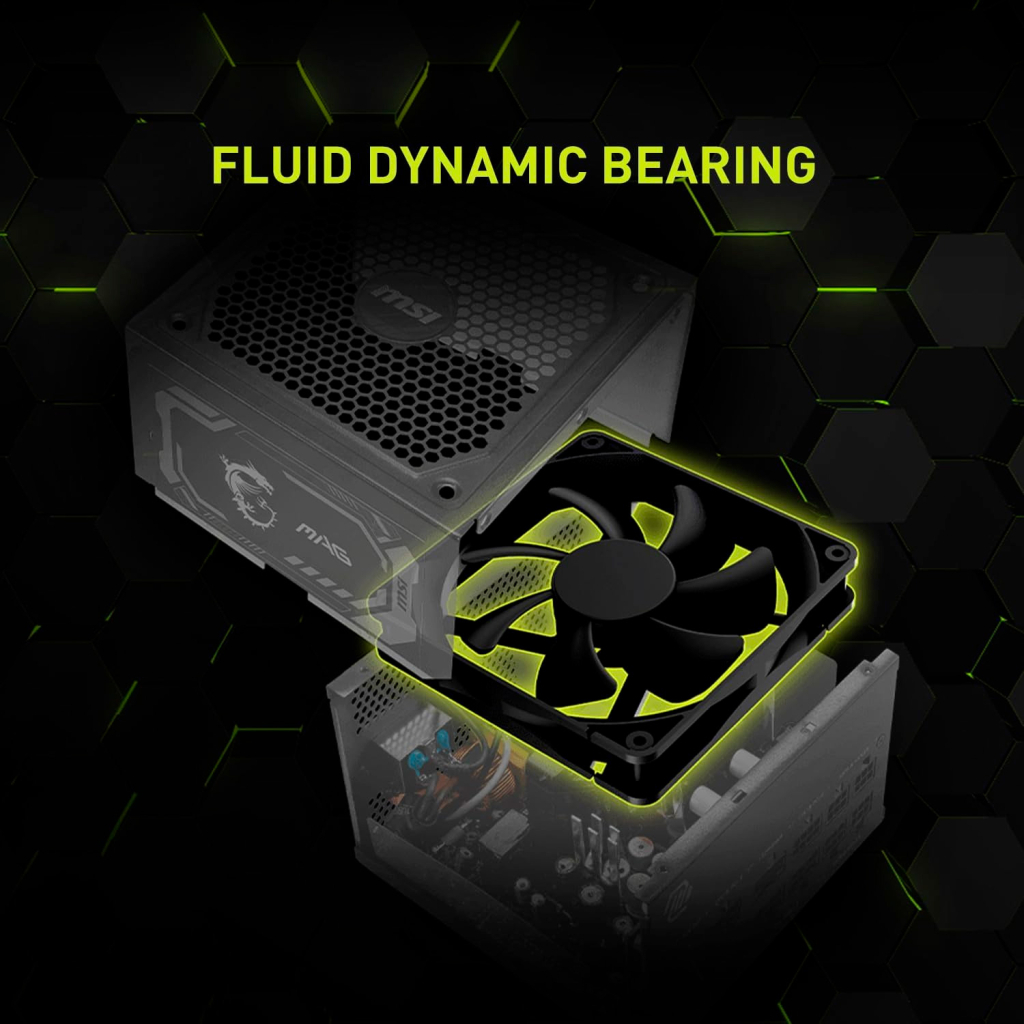 Блок живлення MSI 1000W (MAG A1000GL PCIE5) - зображення 10