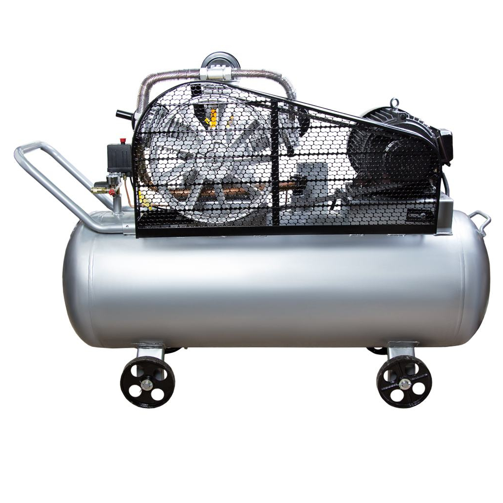 Компресор Sigma ремінний трициліндровий 380В 5.5кВт 865л/хв 10бар 200л (7044761) - зображення 2