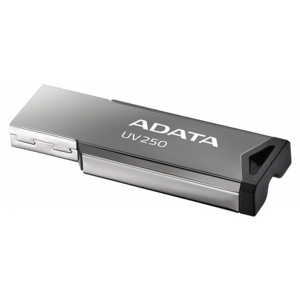 USB флеш накопичувач ADATA 32GB UV250 Metal Black USB 2.0 (AUV250-32G-RBK) - зображення 3