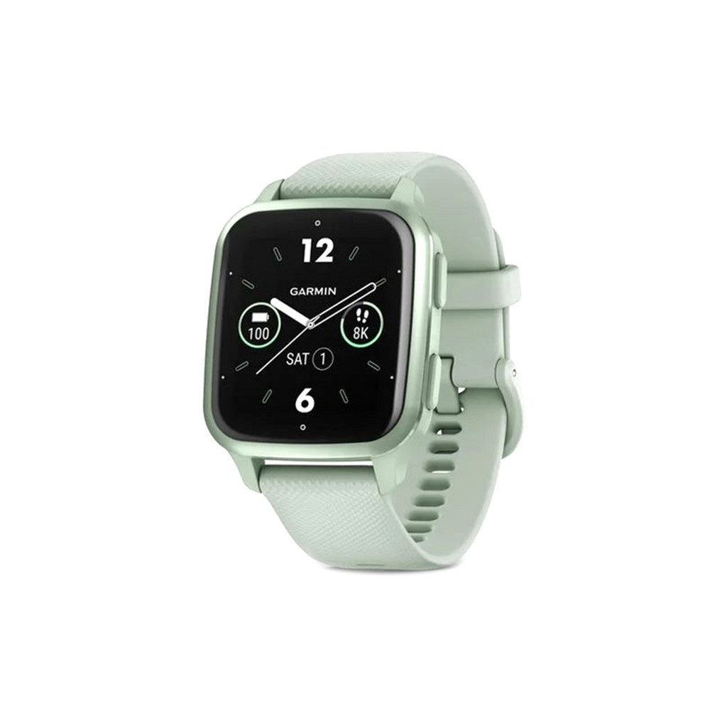 Смарт-годинник Garmin Venu Sq 2, Cool Mint/Metallic Mint, GPS (010-02701-12) - зображення 1