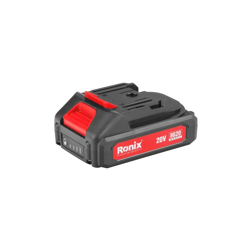 Шуруповерт Ronix акумуляторний 20В, 1.5Ah x 2 (8620) - зображення 8