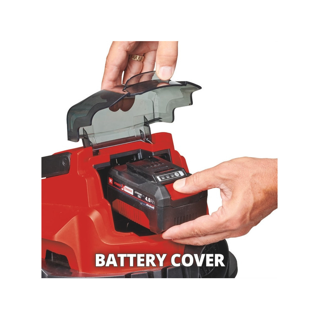 Пилосос будівельний Einhell TC-VC 18/15 Li-Solo (без АКБ та ЗП) (2347145) - изображение 4