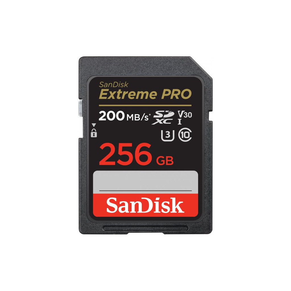 Карта пам'яті SanDisk 256GB SD class 10 UHS-I U3 V30 Extreme PRO (SDSDXXD-256G-GN4IN) - зображення 1