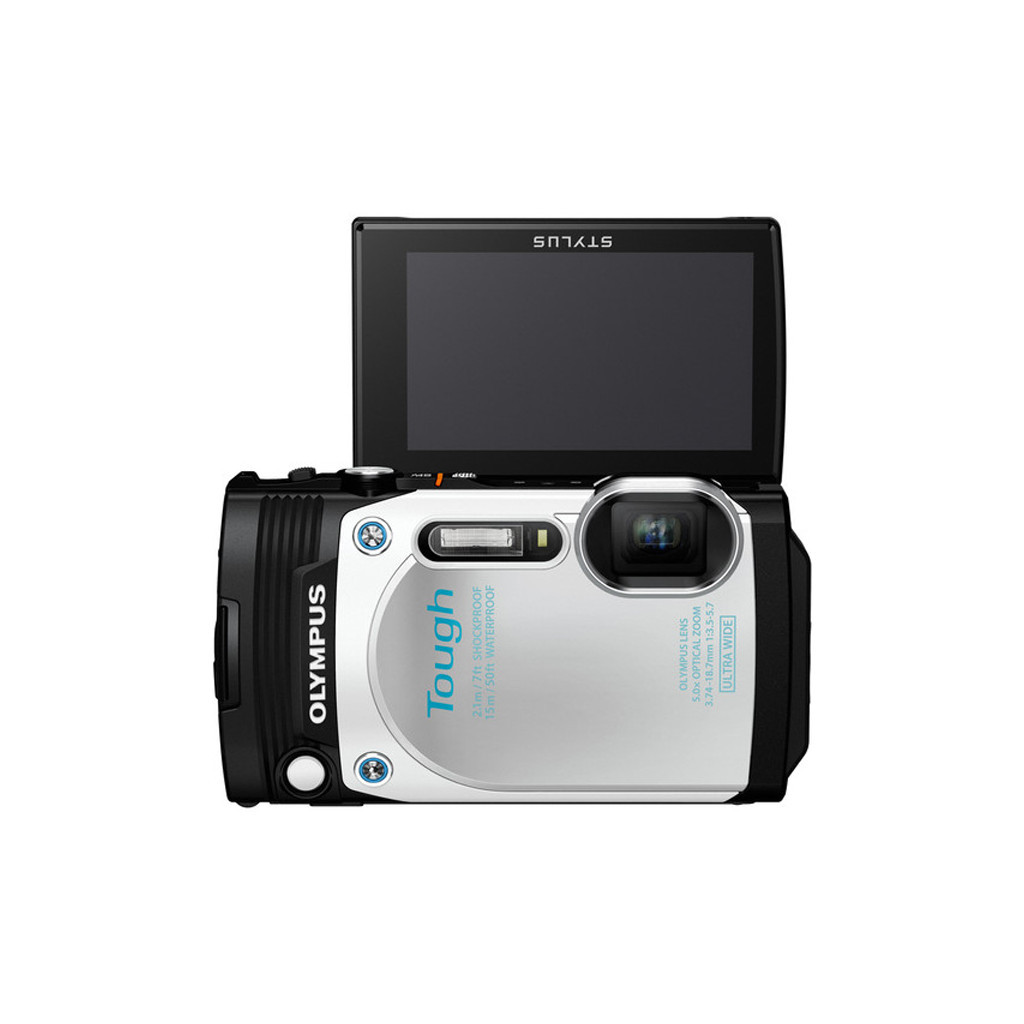 Цифровий фотоапарат Olympus Tough TG-870 White (Waterproof - 15m; Wi-Fi; GPS) (V104200WE000) - зображення 12