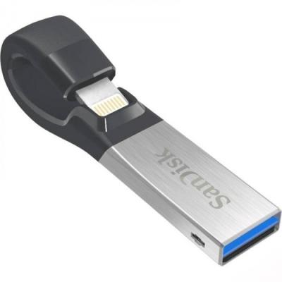 USB флеш накопичувач SanDisk 16GB iXpand USB 3.0/Lightning (SDIX30C-016G-GN6NN) - зображення 3