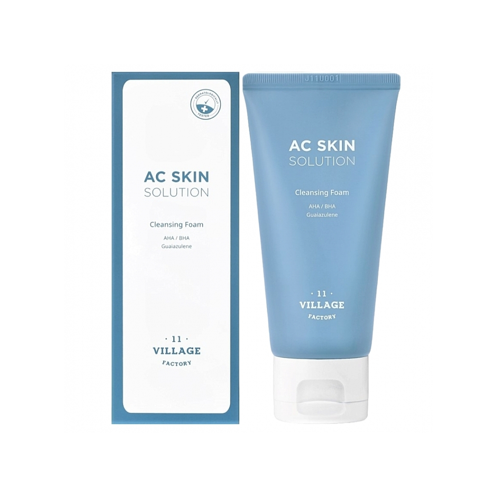 Пінка для вмивання Village 11 Factory AC Skin Solution Cleansing Foam 80 мл (8809663753474) - зображення 1