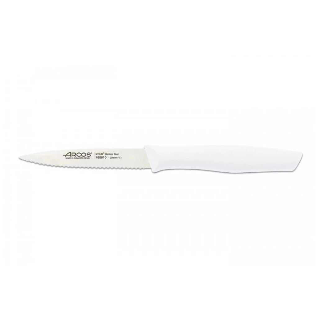 Кухонний ніж Arcos Nova для чищення зубчастий 100 мм Білий (188614) - зображення 2