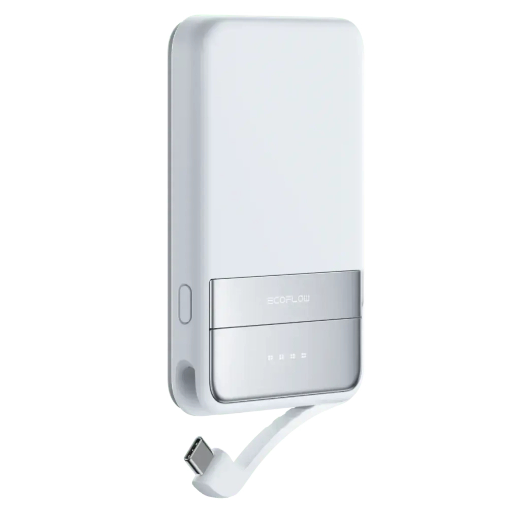 Батарея універсальна EcoFlow RAPID Magnetic Power Bank 5000 Light Blue (EF-RAPID5000-L-EU) - зображення 1