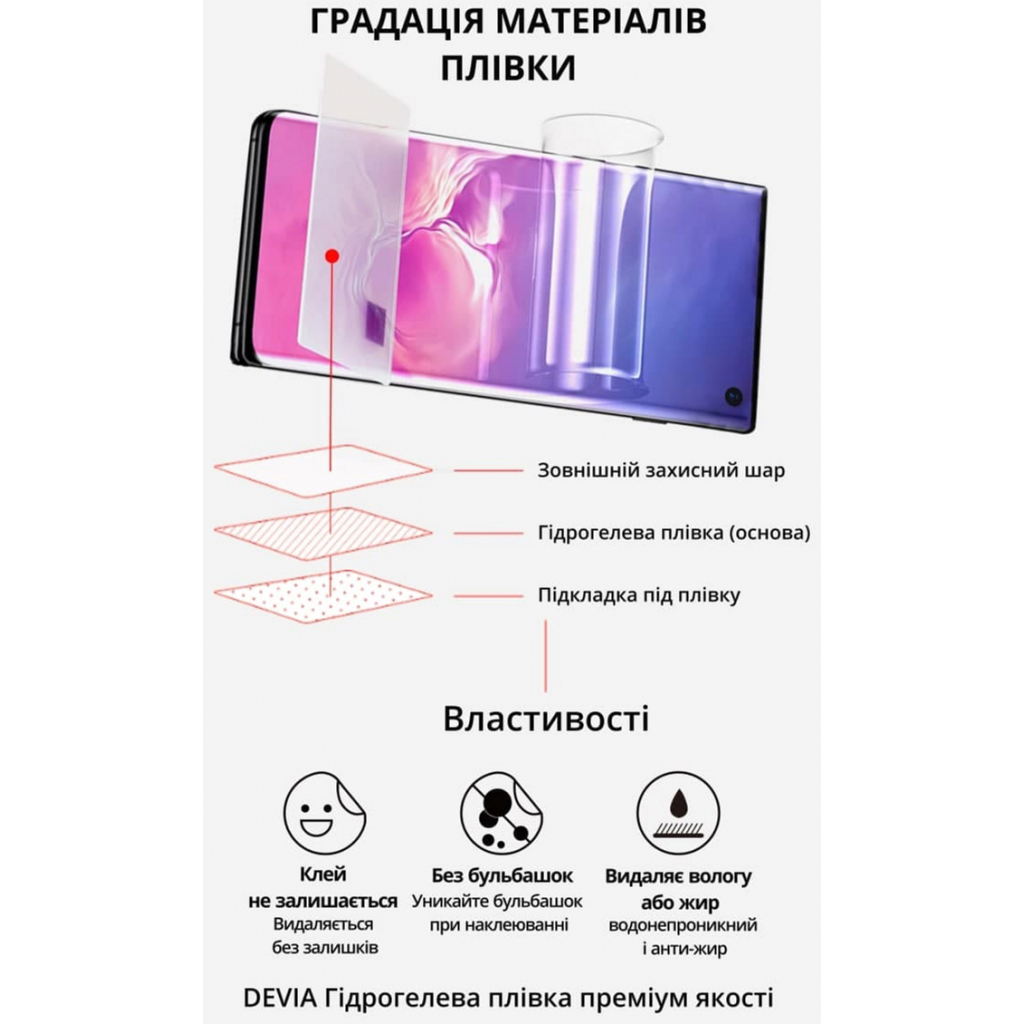 Плівка захисна Devia Samsung Galaxy S22+ matte (DV-SM-S22+M) - зображення 2