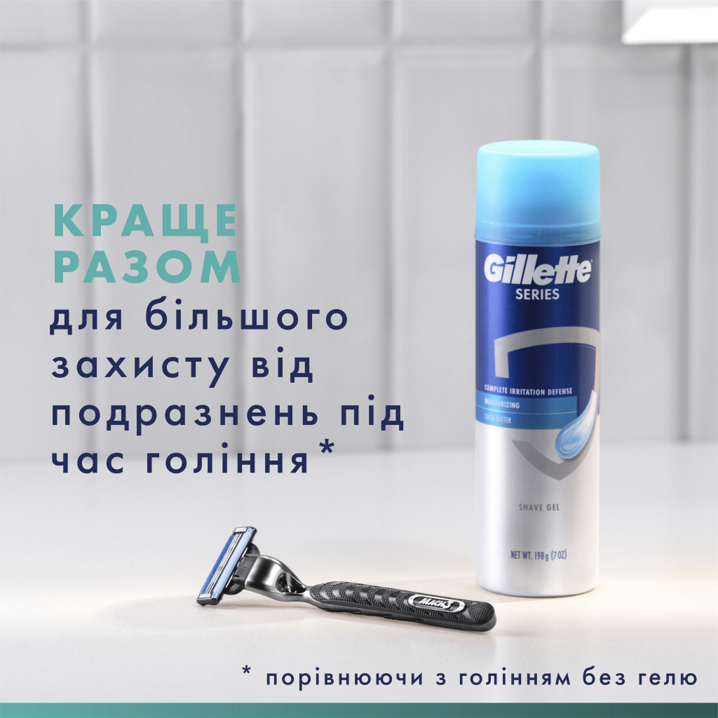Набір косметики Gillette UEFA Champions League Special Edition Станок Mach3 + Гель для гоління Series + Косметичка (8006530032575) - зображення 6