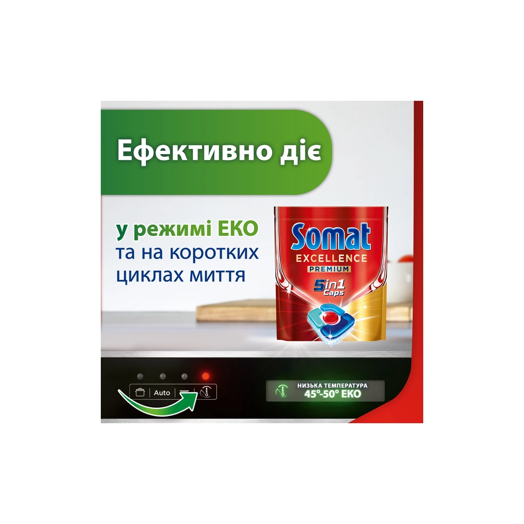 Таблетки для посудомийних машин Somat Excellence 5-в-1 20 шт. (9000101808384) - зображення 6