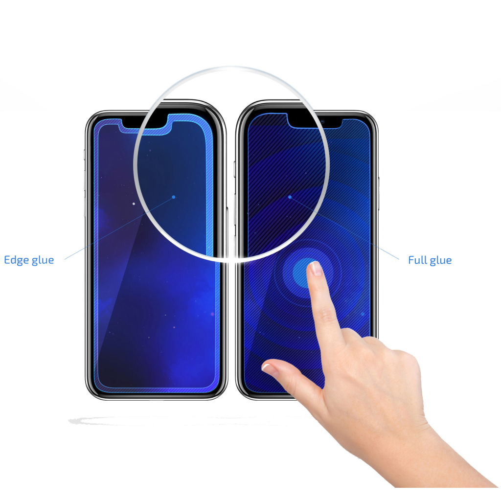 Скло захисне 2E TECNO Spark 20 (KJ5n) 2.5D FCFG black (2E-G-SP20-SMFCFG-BB) - зображення 5