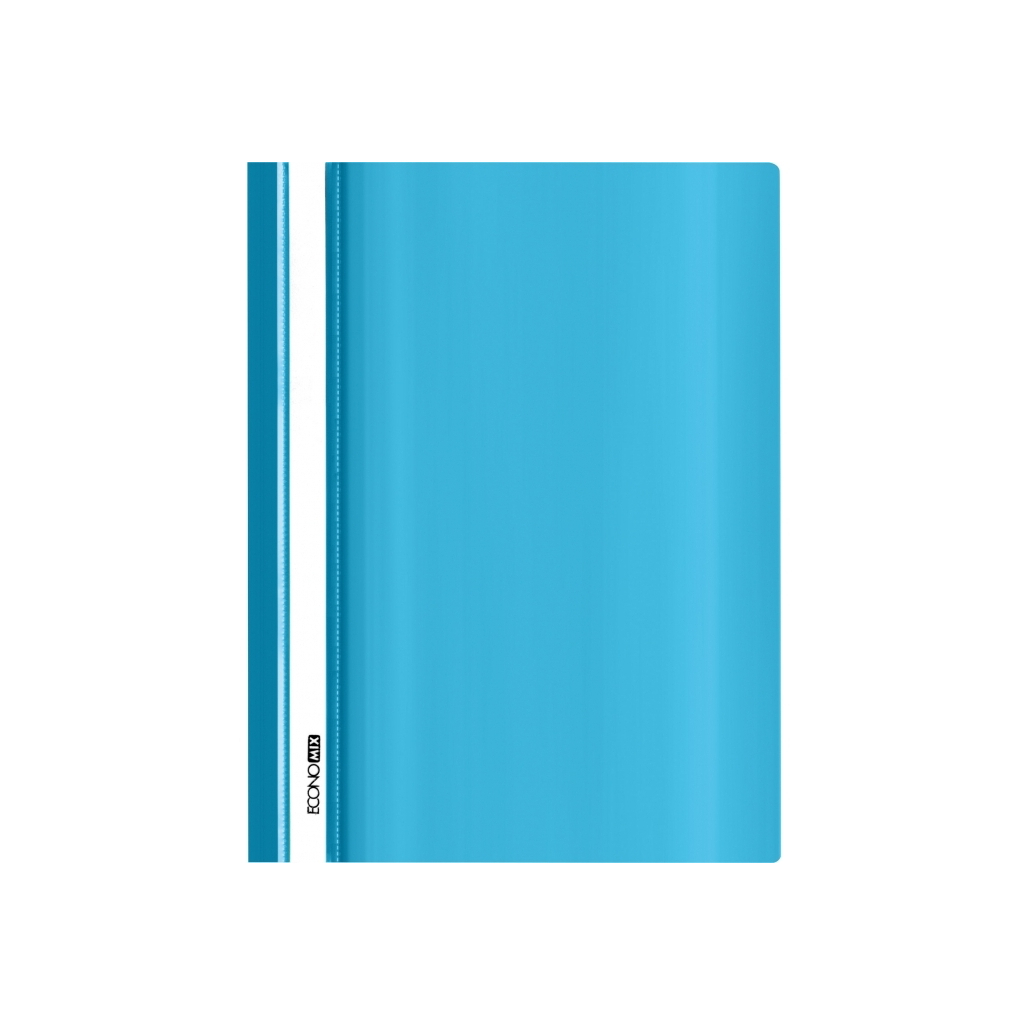 Папка-швидкозшивач Economix А4 без перфорації, фактура "глянець", блакитна (E31511-11) - зображення 1
