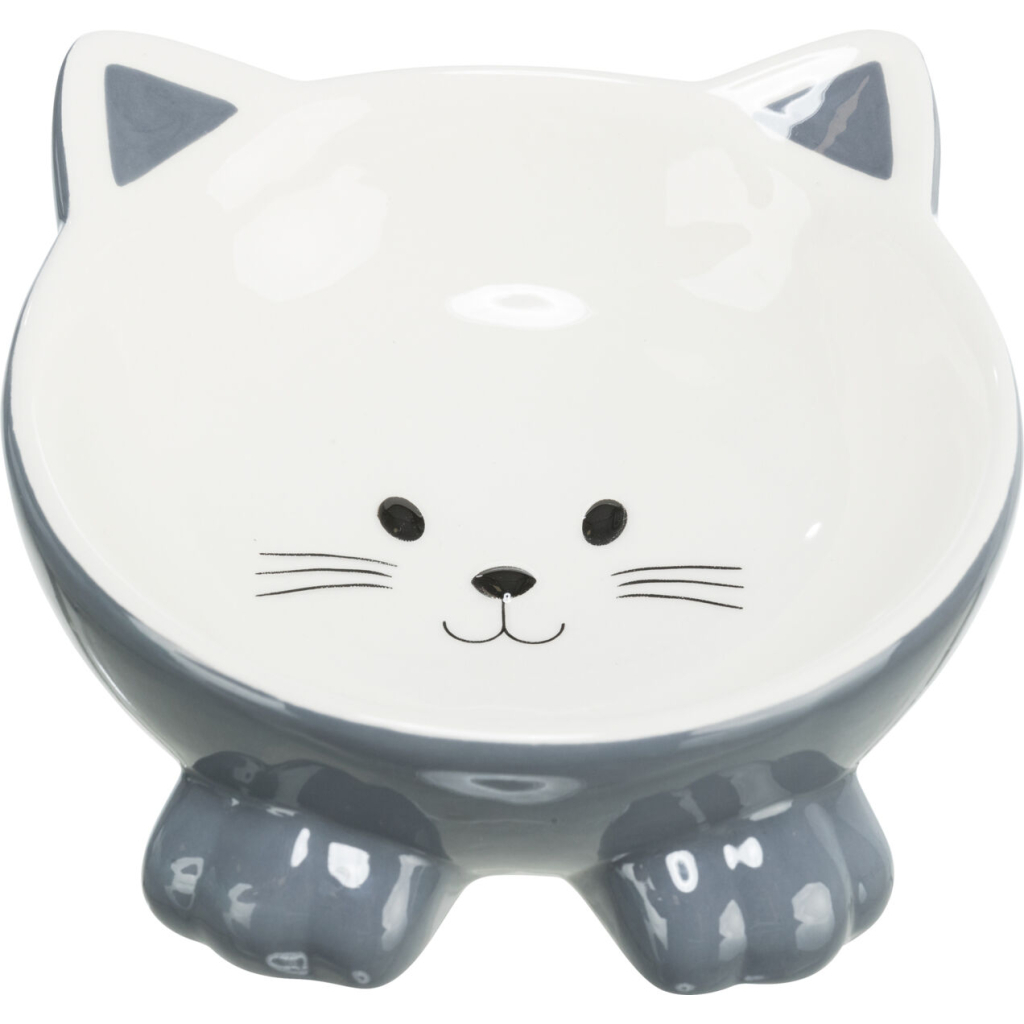 Посуд для котів Trixie Миска керамічна у вигляді котика 150 мл/14 см (кольори в асортименті) (4011905248073) - зображення 4