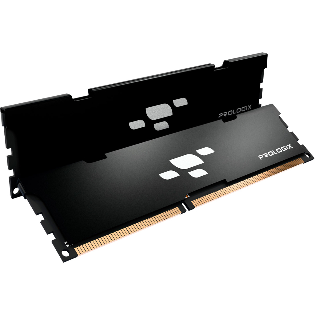 Модуль пам'яті для комп'ютера DDR5 32GB (2x16GB) 6000 MHz Black Prologix (PRO32GB6000B5K) - зображення 5