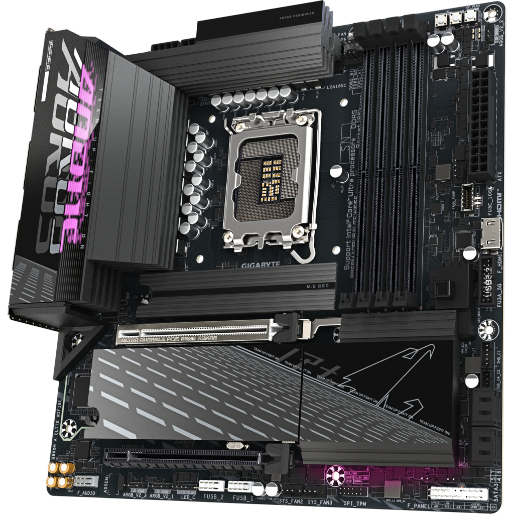 Материнська плата GIGABYTE B860M A ELITE WIFI6E (B860M AORUS ELITE WIFI6E) - зображення 3