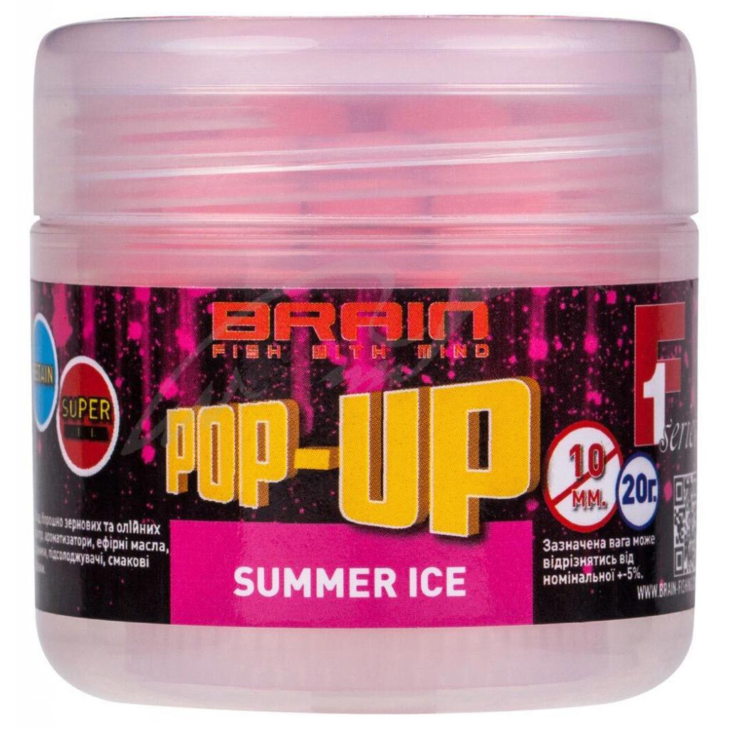 Бойл Brain fishing Pop-Up F1 Summer Ice (свіжа малина) 08mm 20g (1858.04.85) - зображення 1