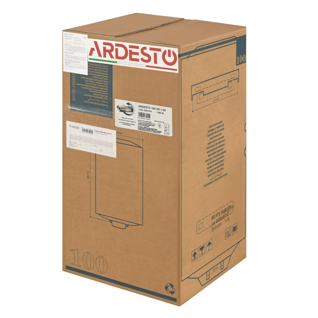 Бойлер Ardesto NEU NTS 100 V 1.5K EU2 (4015007) - зображення 10