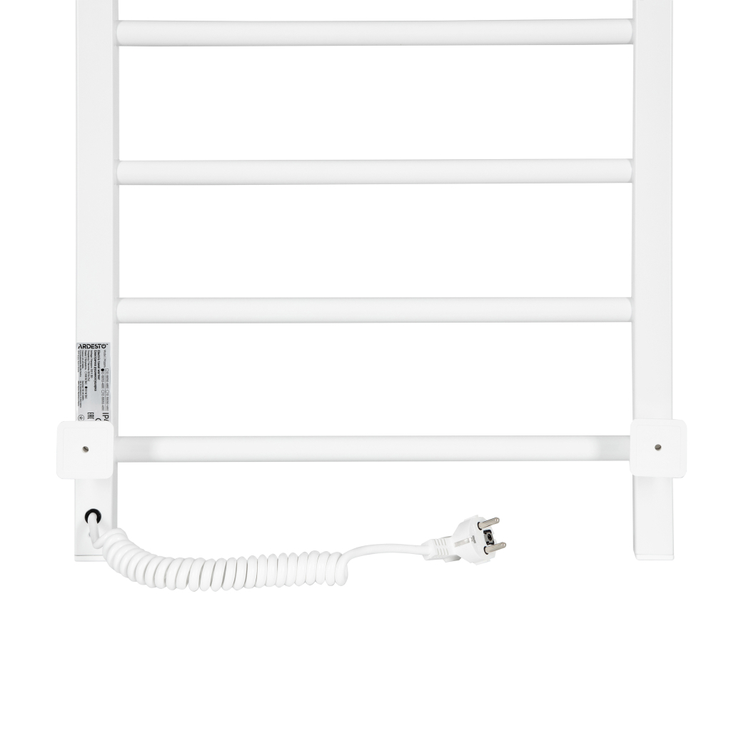 Сушарка для рушників Ardesto SMART, 480x800мм, праве підключення, білий (12-166053-4880) - изображение 4