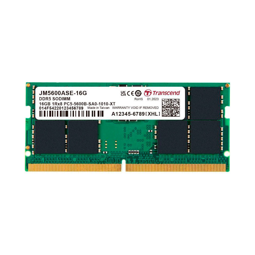 Модуль пам'яті для ноутбука SoDIMM DDR5 16GB 5600 MHz JetRam Transcend (JM5600ASE-16G) - зображення 1