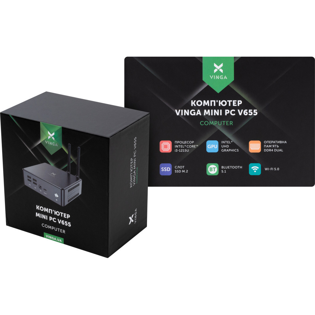 Комп'ютер Vinga Mini PC V655 (V6551215U.16512W1H) - изображение 10